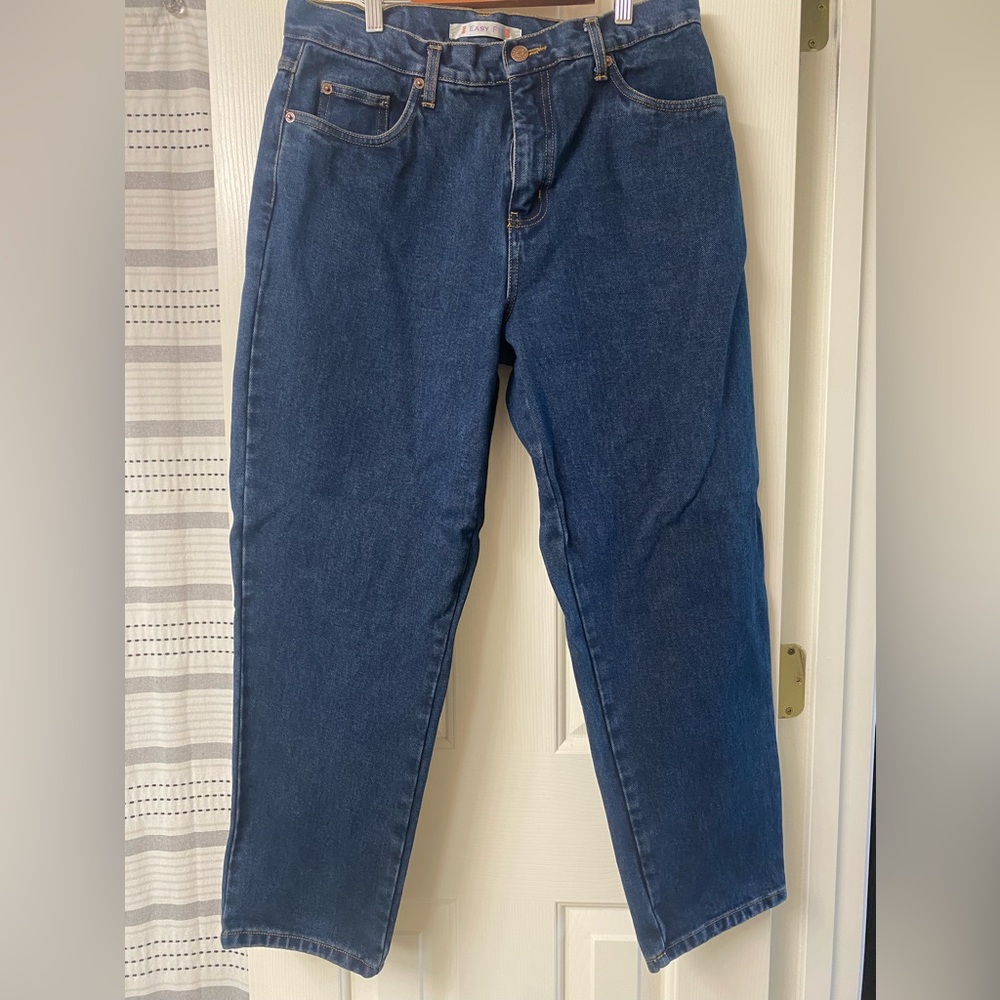 Bill Blass Jeanswear Easy Fit Blue Jeans Size 12P